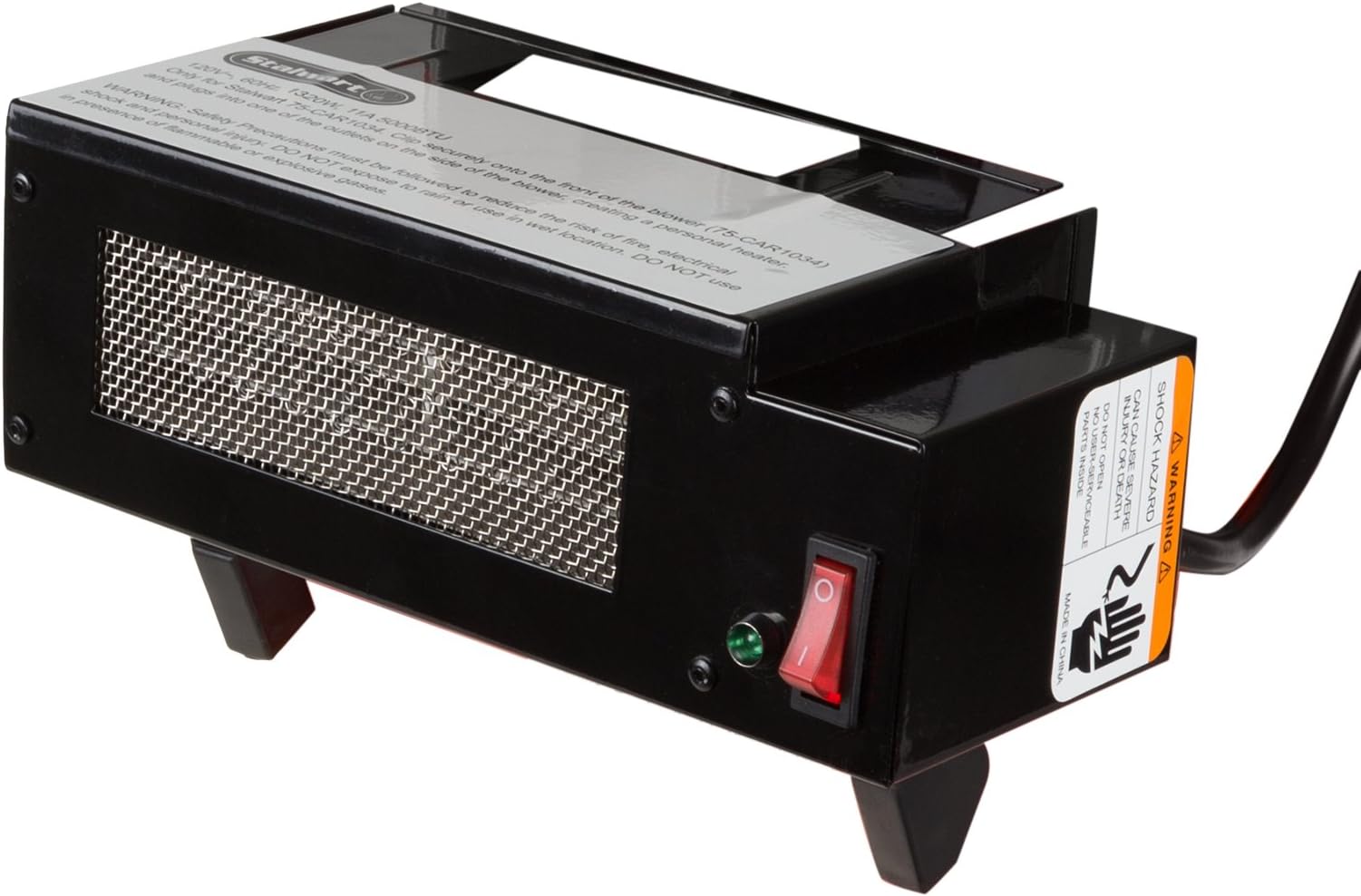 Heater Attachment for Industrial Portable Fan Blower with Overload Protection by Stalwart