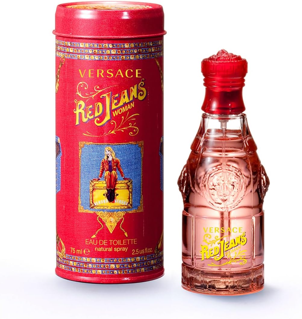 Red Jeans by Versace for Women 2.5 oz Eau de Toilette Spray