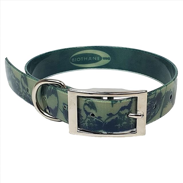 Collar para perros Biothane Gold (Green Duck)