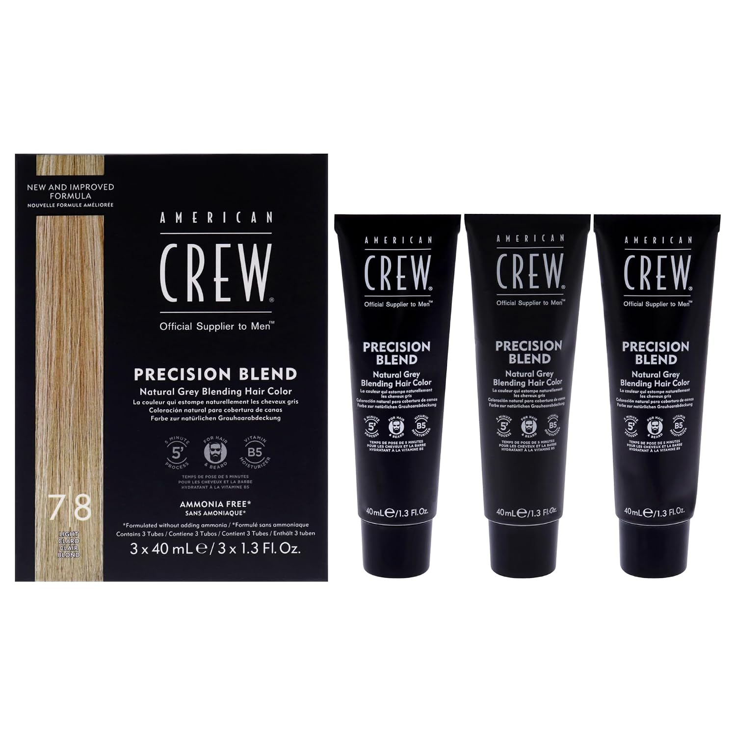 American Crew Temporary Hair Color for Natural Gray Coverage