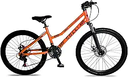 Colli Bike Bicicleta Londres com Suspensão Quadro Rebaixado Aço Carbono Aro 24, Aros Aero Parede Dupla Tam. do quadro 14' 36 Raias 21 Velocidades Freios a Disco Suporte de guidão Down Hill