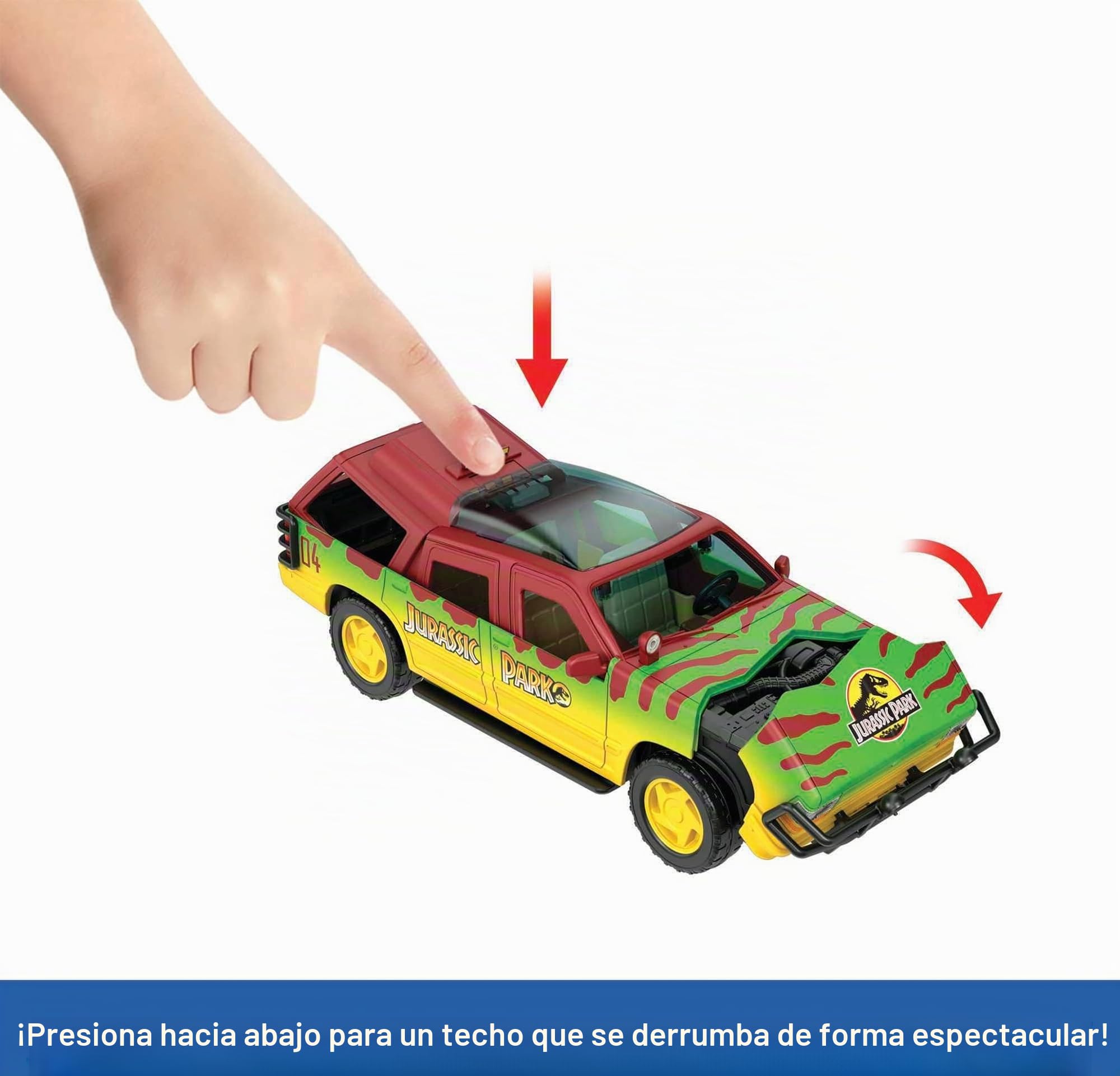 Mattel Jurassic World HND20 - Juego de figuras de juguete con luz y sonido