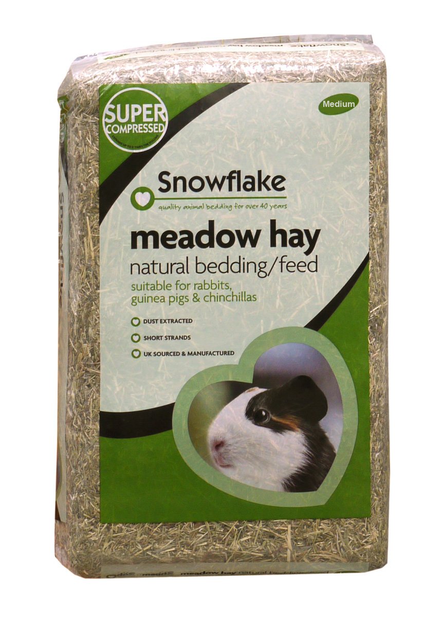 Snowflake Meadow Hay Feed and Bedding, Medium