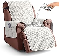 Vista 1 de KinCam Funda 100% impermeable para silla reclinable, fundas de sofá reclinable para mascotas, perros, funda de sofá reclinable, protector de muebles