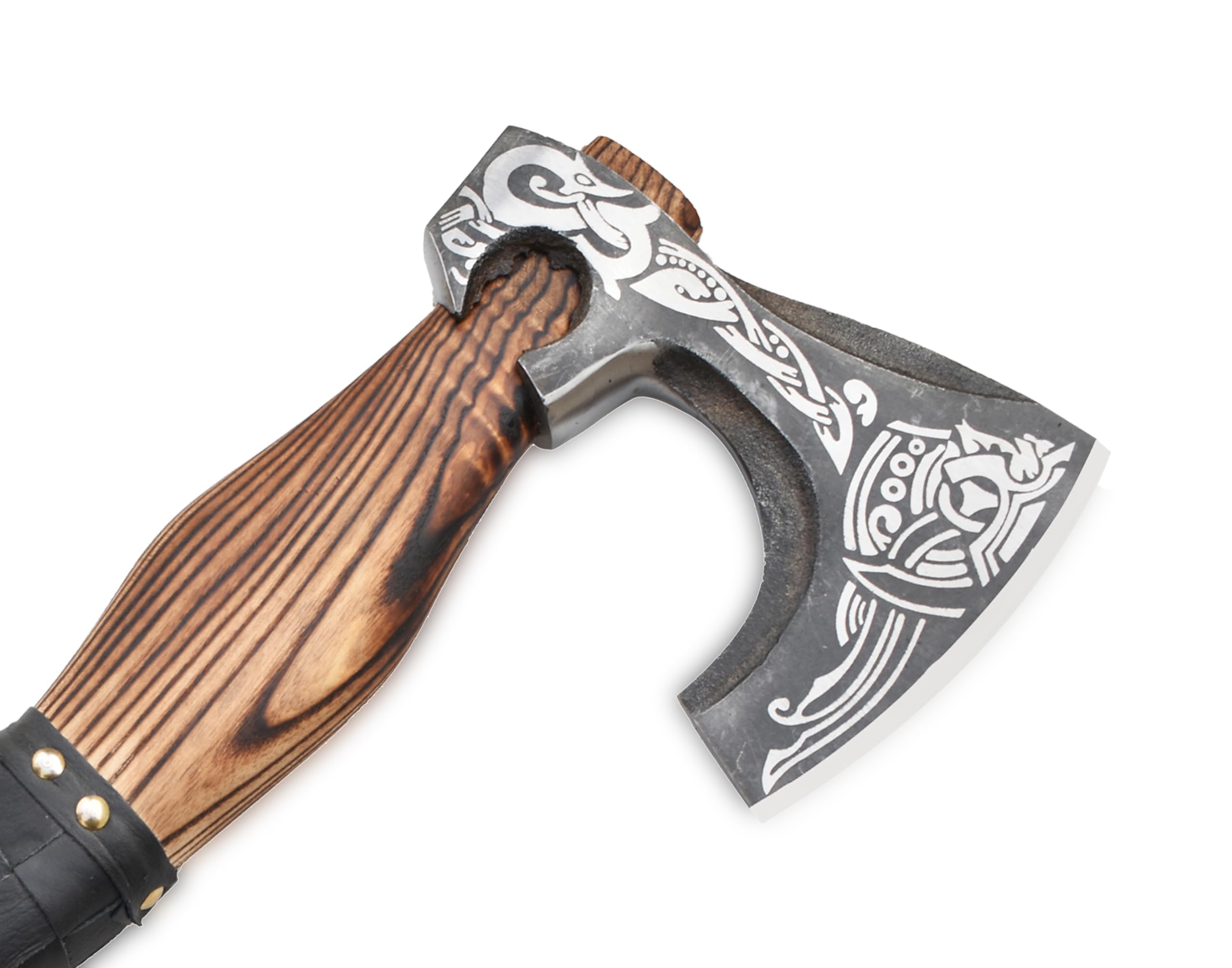 GLADIUS CRAFTS | Exquisite Handmade Viking Axe - Ideal for Collectors & Enthusiasts | Authentic, Artisan-Crafted | Medieval Styled Axe with Durable and Robust High Carbon Steel (GC-AX12)