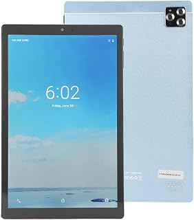 10 Inch Android10.1 Tablet, Kids Tablet PC, 6GB RAM 128GB ROM, HD Display, 2MP+5MP Camera, 2.4G/5G, BT, Dual SIM Slot, 6800mAh Battery (Blue)