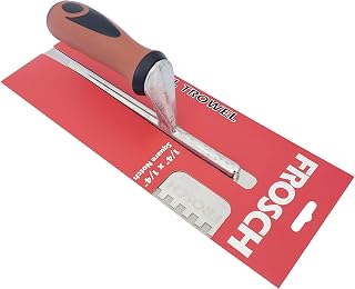 Frosch Stainless Steel Square Notch Tile Trowel (1/4" X 1/4")