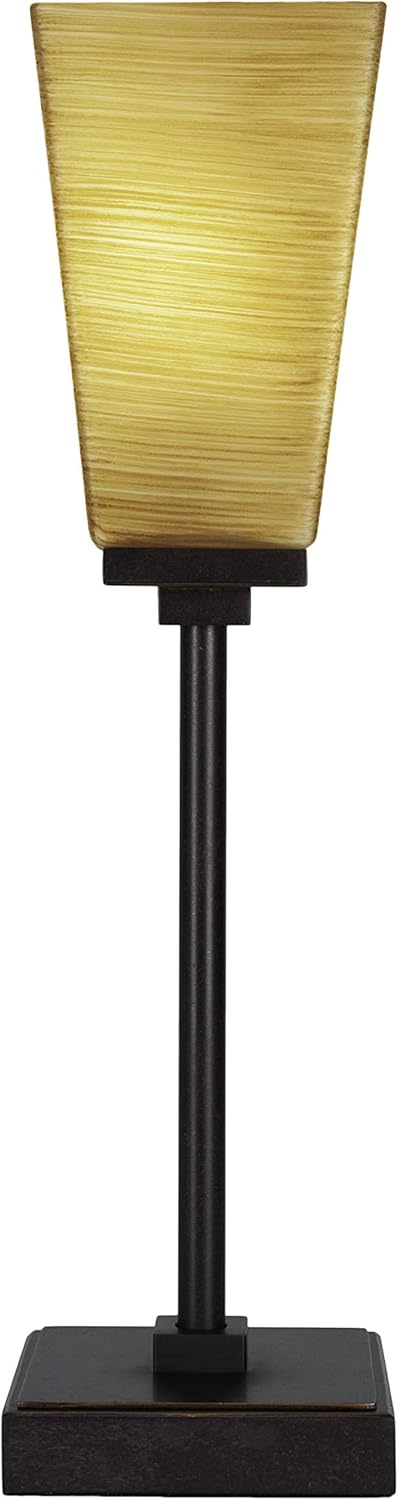 Toltec Lighting Luna 1 Light Table Lamp in Graphite (54-GP-637)