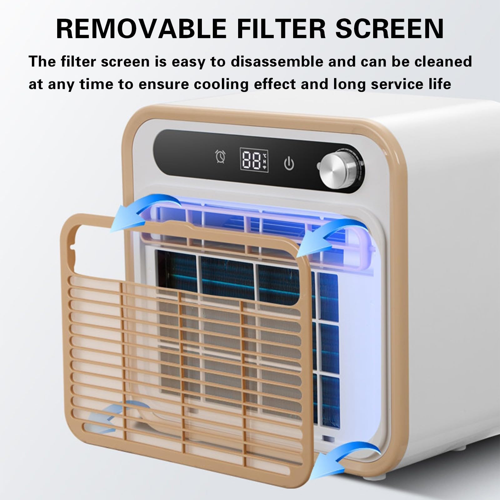 Aire acondicionado portátil split, 5000 BTU, 1500 W, para camping, con tubo de conexión de 2 m, silencioso, ideal para tiendas de campaña, caravanas, dormitorios 220V,1500W
