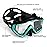 Adult Pano 3 Scuba Diving Mask, Tempered Glass Snorkel Mask Anti-Fog Swim Mask No Leakage Swim Goggles with Nose Cover Snorkeling Gear for Snorkeling, Freediving, Swimming (Black/Ocean Green)
