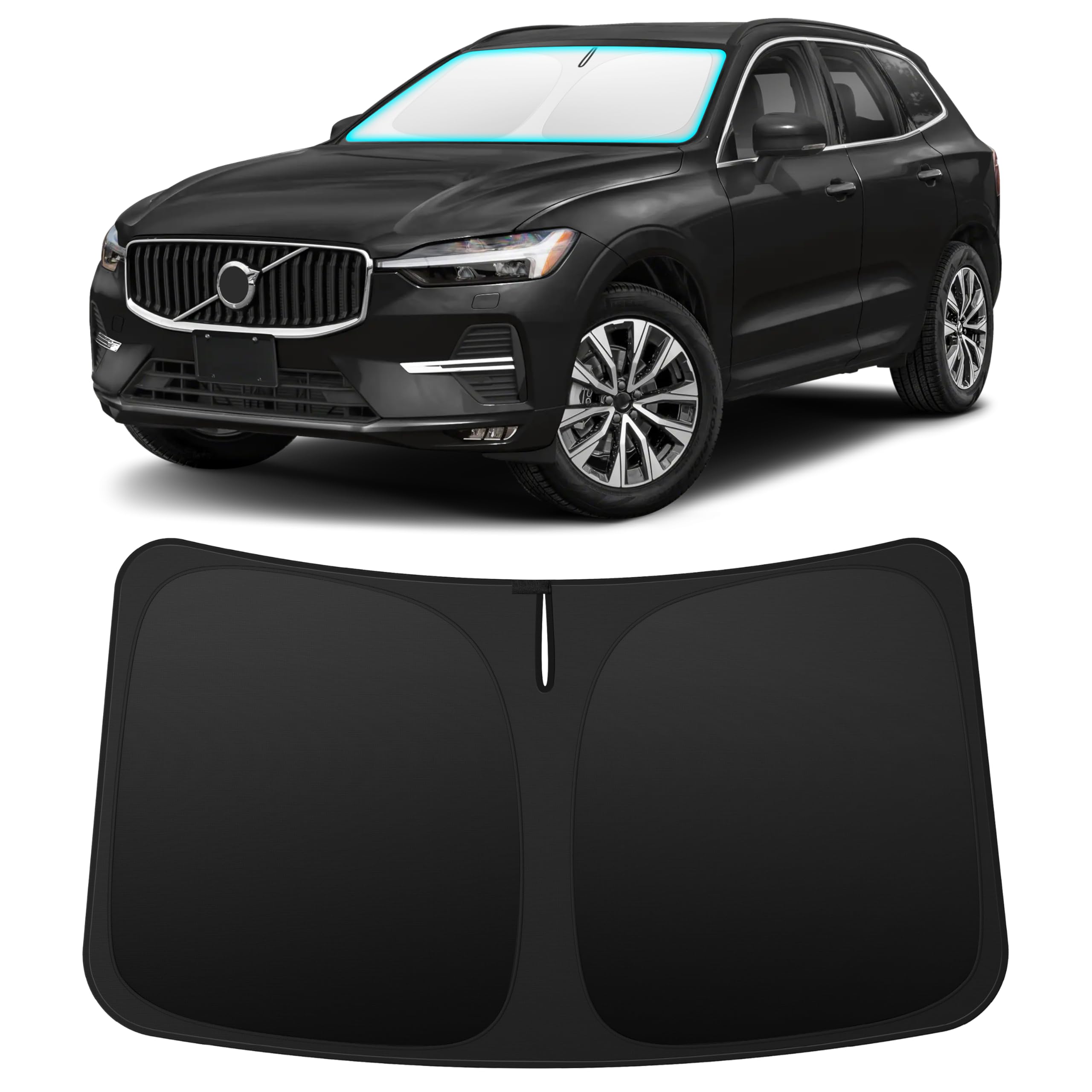 INSAUTO Custom Fit Windshield Sun Shade for Volvo XC60 2018-2026