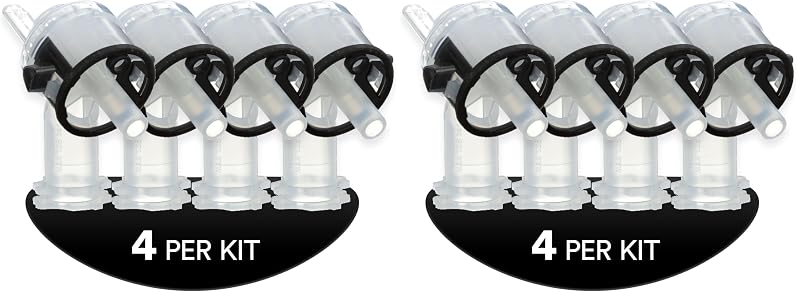 Cabeças de atomização substituíveis 3M Accuspray, transparentes, 1,8 mm, códigos 26618 e 16611, kit com 4 peças