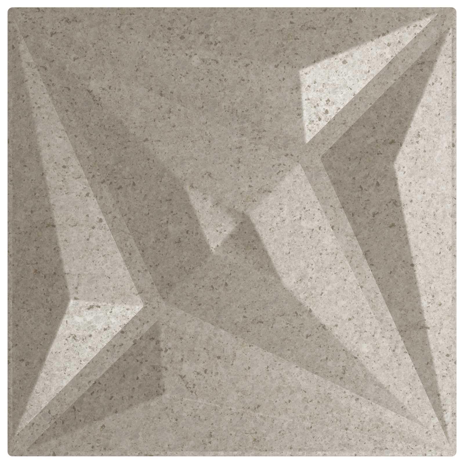 Panele ścienne z motywem gwiazd betonowych, 24 sztuki, 50 x 50 cm, pianka XPS, lekki panel do okładzin ściennych i dekoracji ścian wewnętrznych w salonie, korytarzu, sypialni, o nowoczesnej