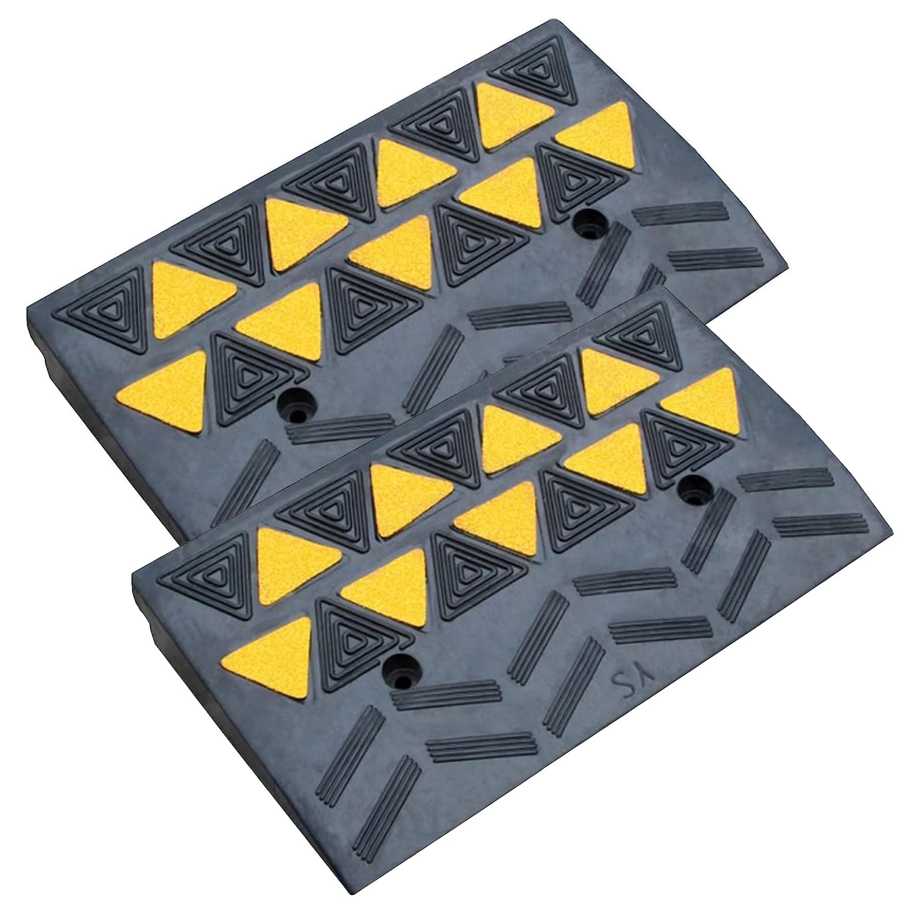 Tapis de pente en caoutchouc de 8 cm pour sécuriser le passage de fauteuil roulant et camion