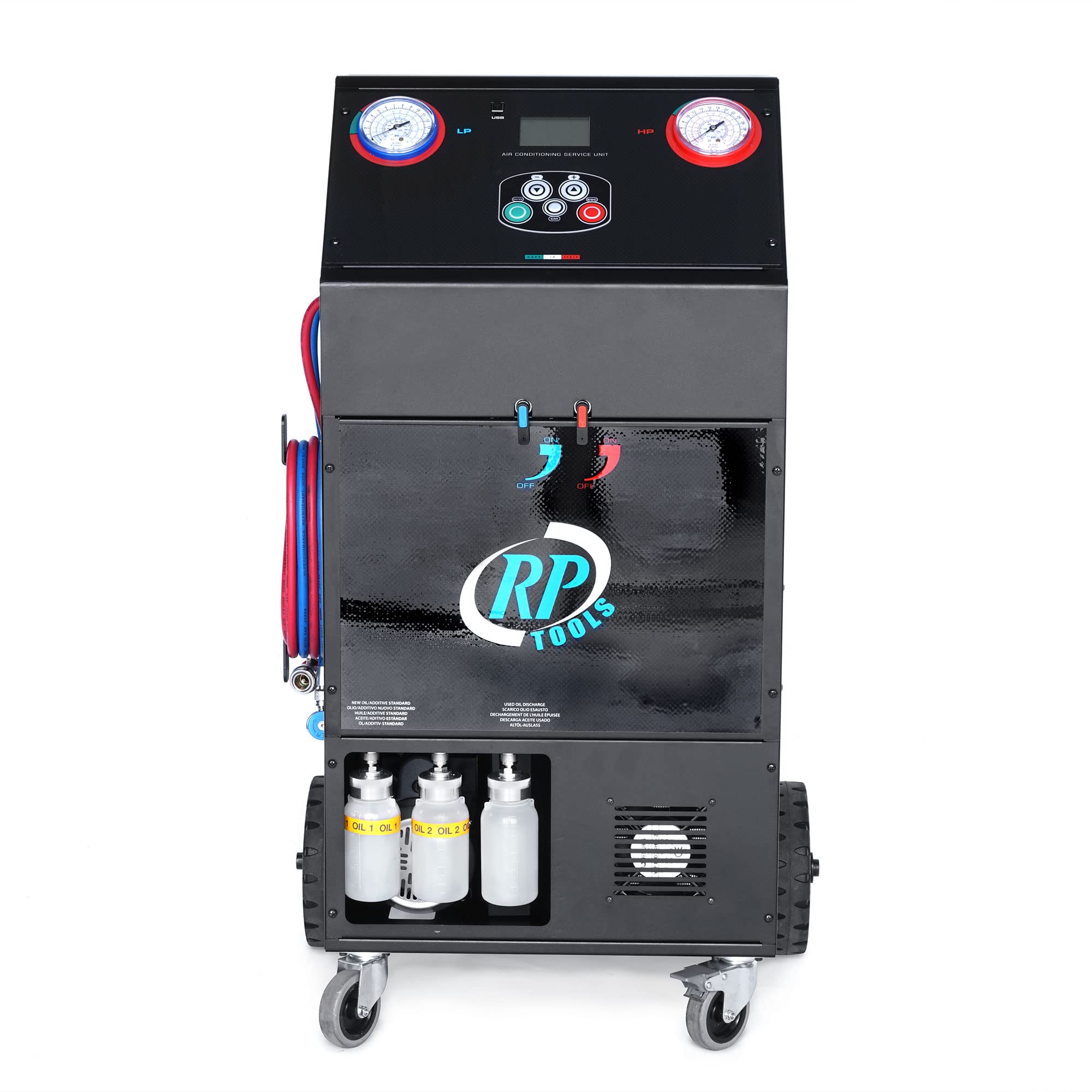 RP-TOOLS Klimaservicegerät Vollautomatisch PKW R134A oder R1234yf Made in Italy