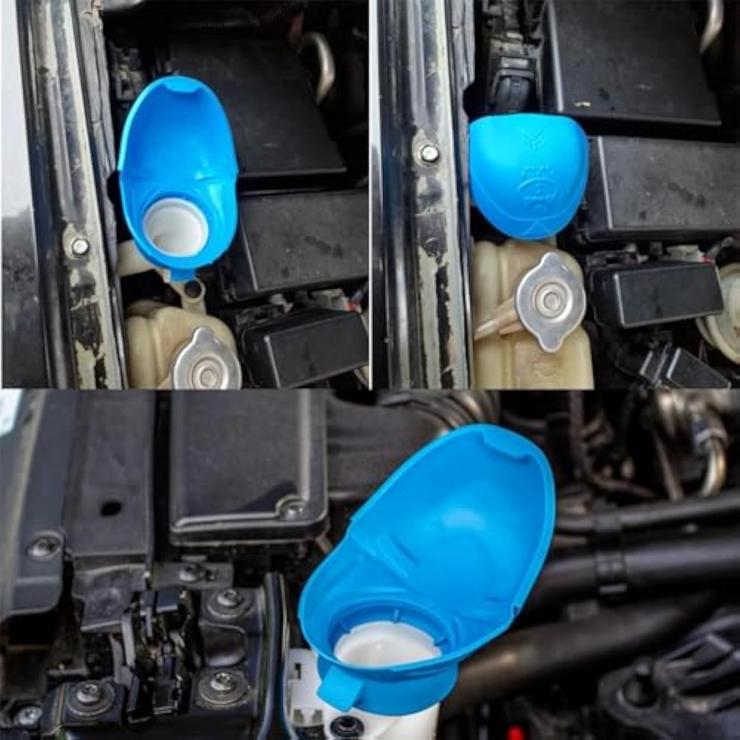 Car Windscreen ​Washer Bottle Cap Cover for S4 2000 2001 2002 2003 2004 2005-2012 Windshield Washer Fluid Bottle Reservoir Tank Cap Accessories