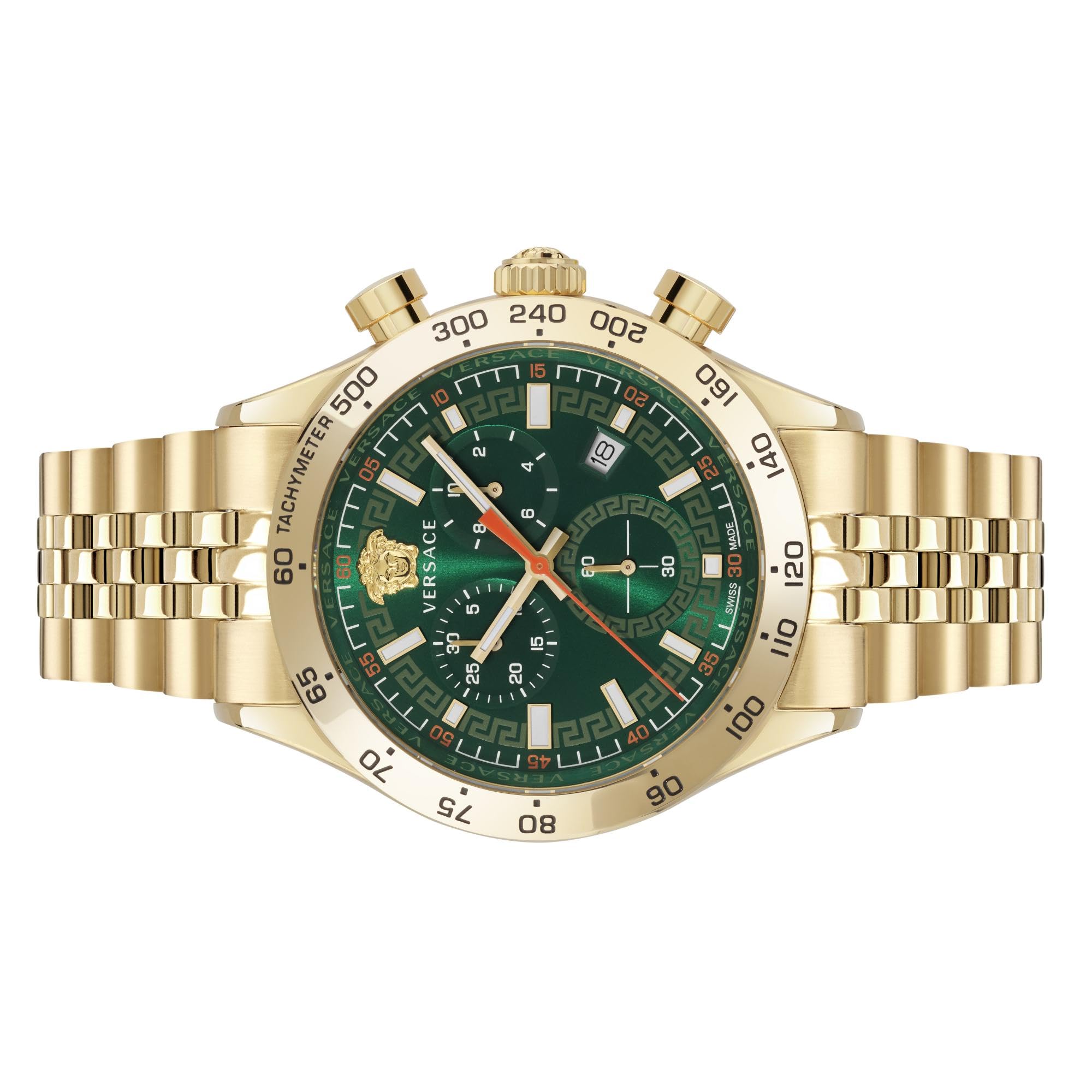 Versace Hellenyium VE2U01225 - Reloj de pulsera para hombre (cronógrafo, acero inoxidable)