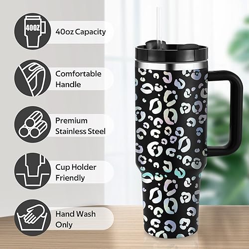 Miniatura 3 de Herseme Vaso láser leopardo negro