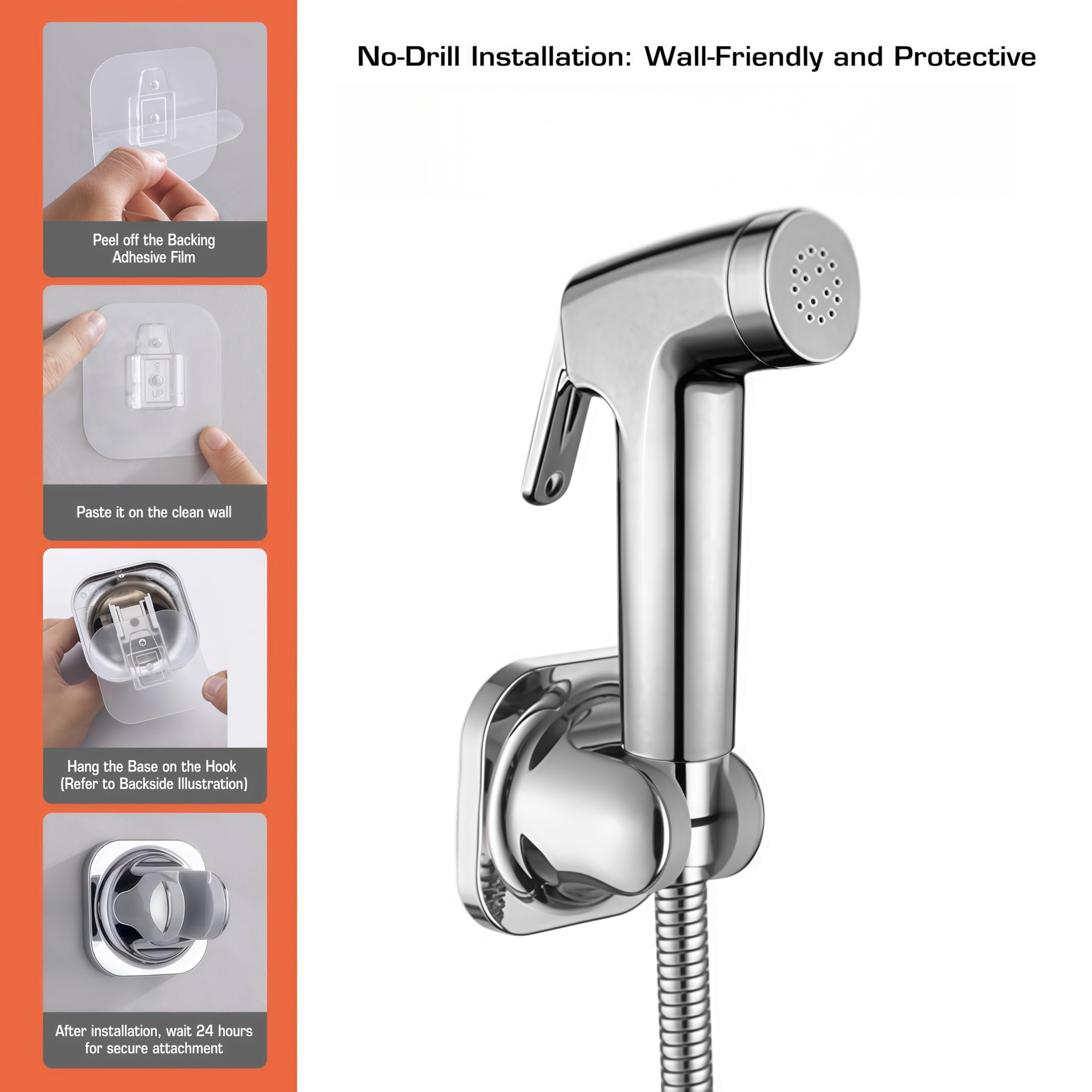 REEGE Juego de accesorios de rociador de ducha para perros para baño de mascotas y lavado de perros, desviador de brazo de ducha con cabezal de ducha de mano y kit de cabezal rociador de manguera, 12