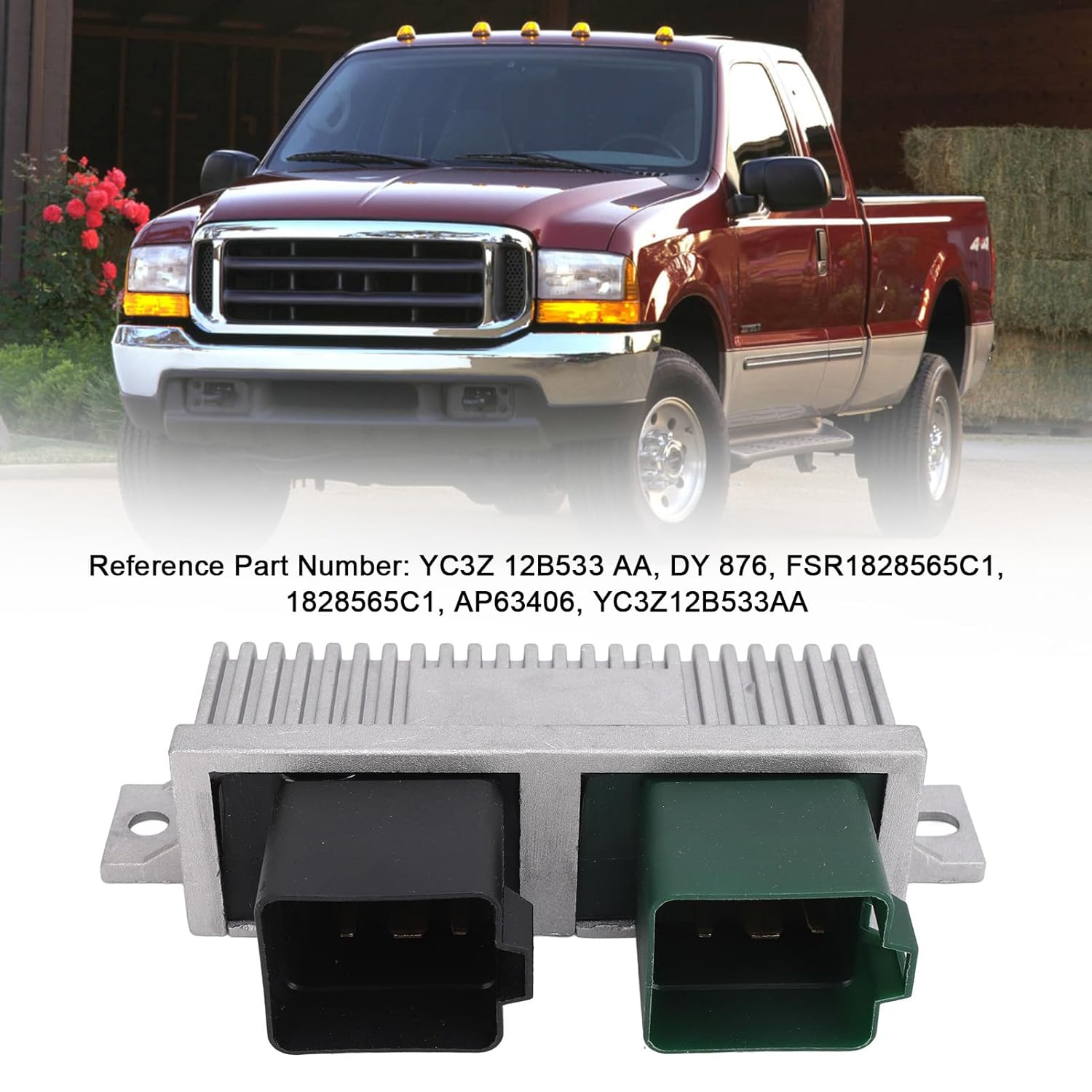 Glow Plug Control Module Switch FSR1828565C1 High Performance Quick Start for E‑350 Super Duty Excursion 6.0L 7.3L 6.4L