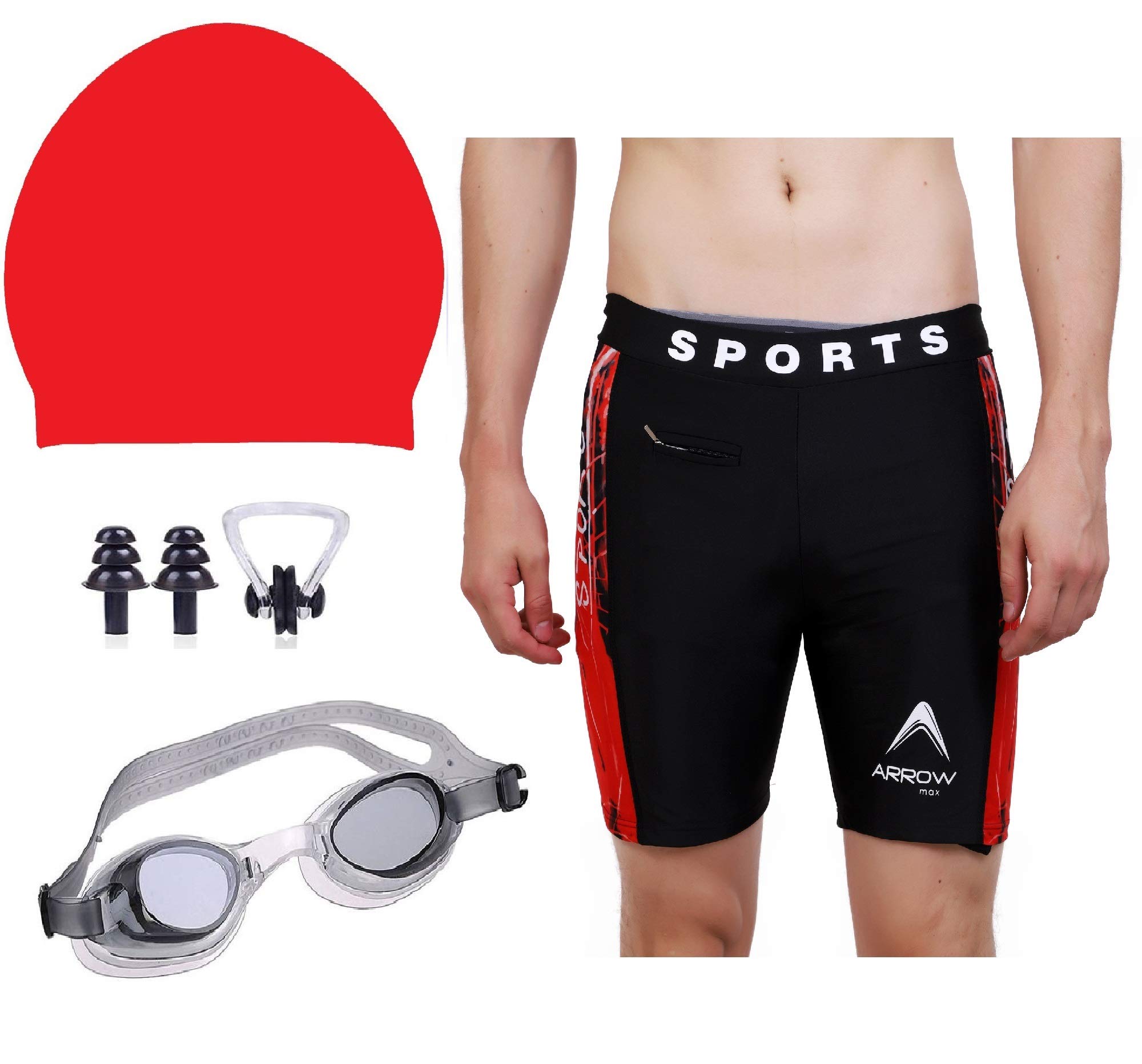 See full amazon price history chart for JMT Wear Men Swimming Costume Goggles Cap 2 EARPLUG Nose Clip Swimsuit Swimming Kit (30, Red) JMT Wear Men Swimming Costume Goggles Cap 2 EARPLUG Nose Clip Swimsuit Swimming Kit (30, Red) (B09WND89HZ) Amazon Price History, Amazon Price Tracker