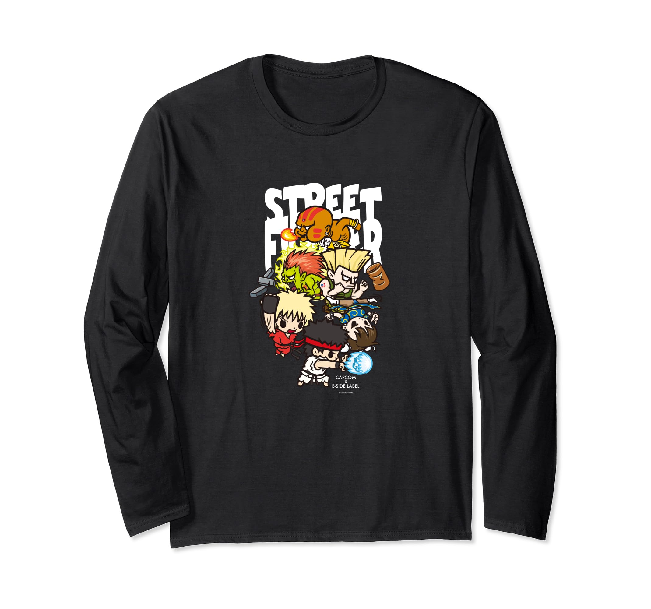 CAPCOM×B-SIDE LABEL CAPCOM40th STREET FIGHTER Long Sleeve T-Shirt