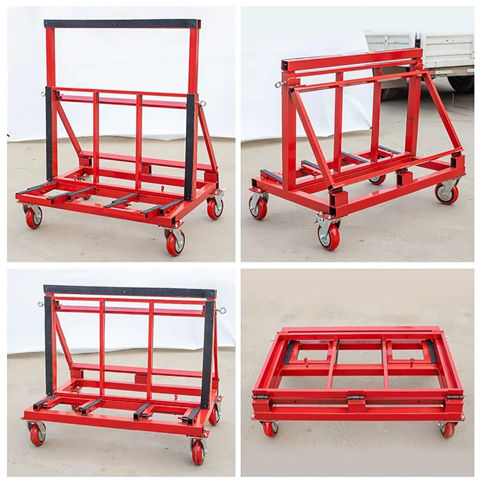Wózek do Płyt Gipsowo-kartonowych, Składany Wózek do Paneli