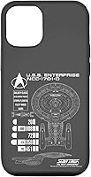 Vista 28 de Star Trek: The Next Generation U.S.S. Enterprise NCC-1701-0 Case for iPhone 17