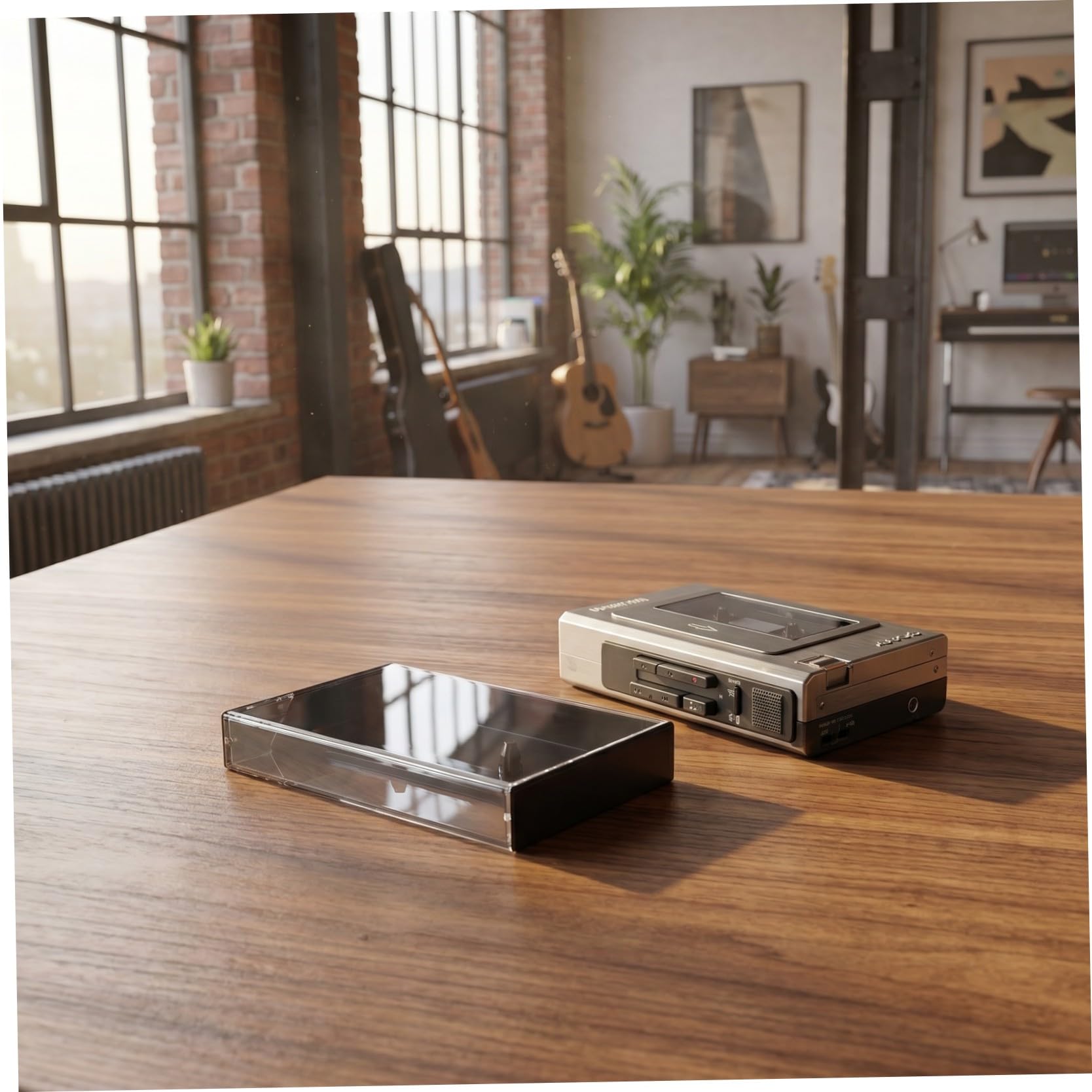 SHINEOFI Caja de Almacenamiento para Casetes Retro Negra Organizador de Plástico para 20 Cintas de Casete Portacassettes Multifuncional para Uso en Hogar y Colección de Audio