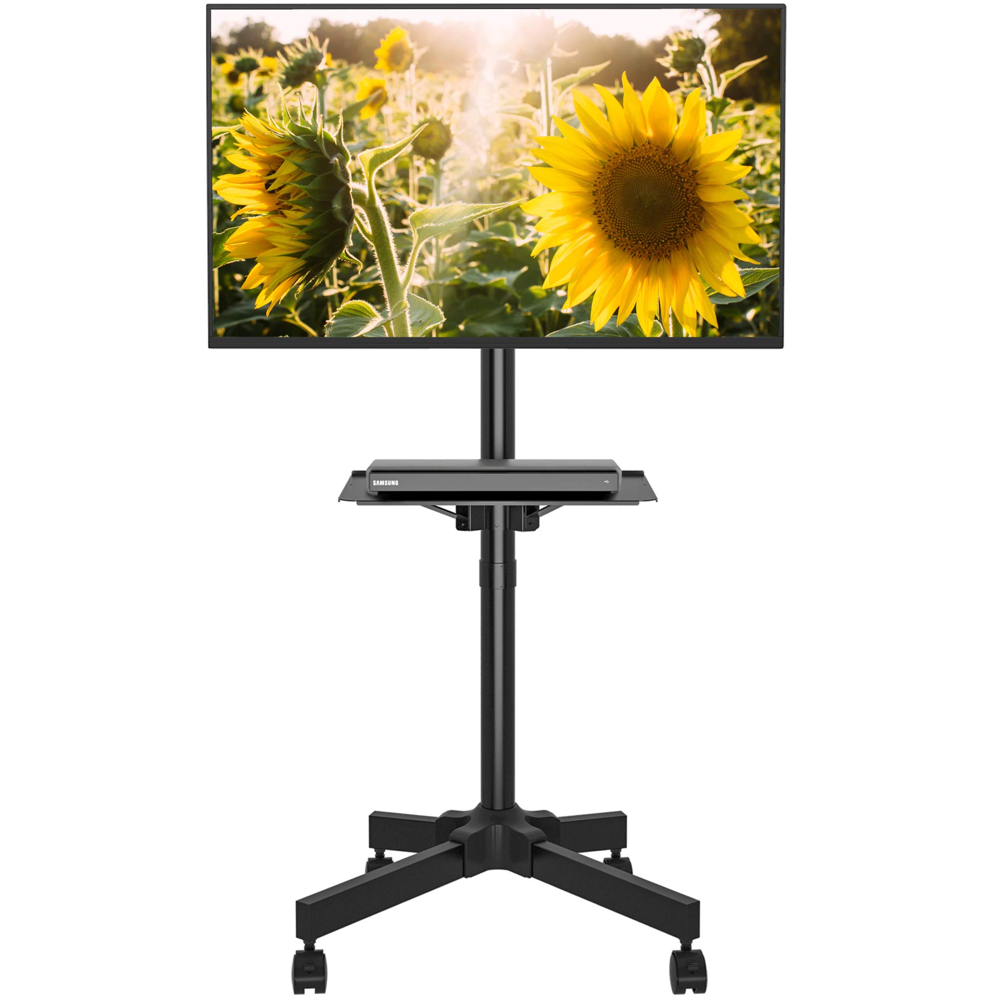 Buy Rolling TV Stand, Portable Mobile TV Stand with Wheels for 2355