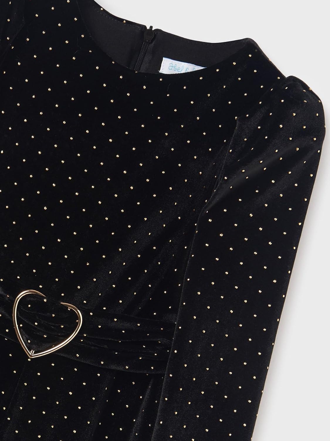 Abel & Lula Velvet jumpsuit for Girls Black
