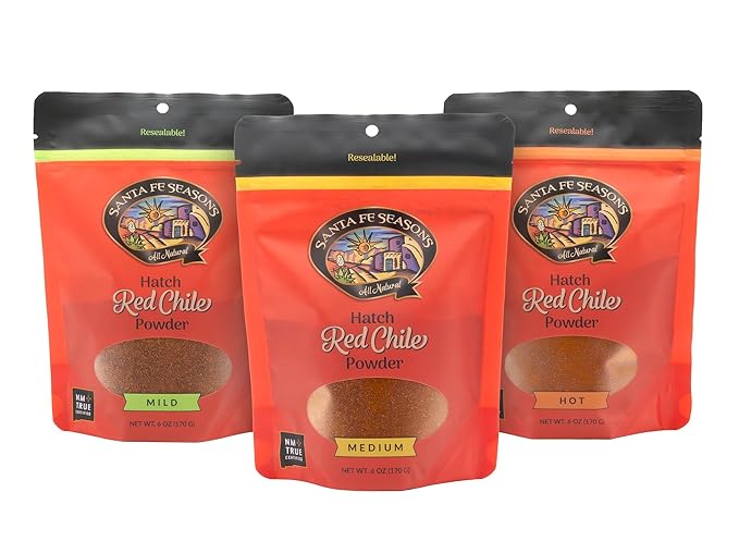 Santa Fe Seasons Hatch Chile Powder, All Natural, New Mexican Style, 6 oz miniatura 3