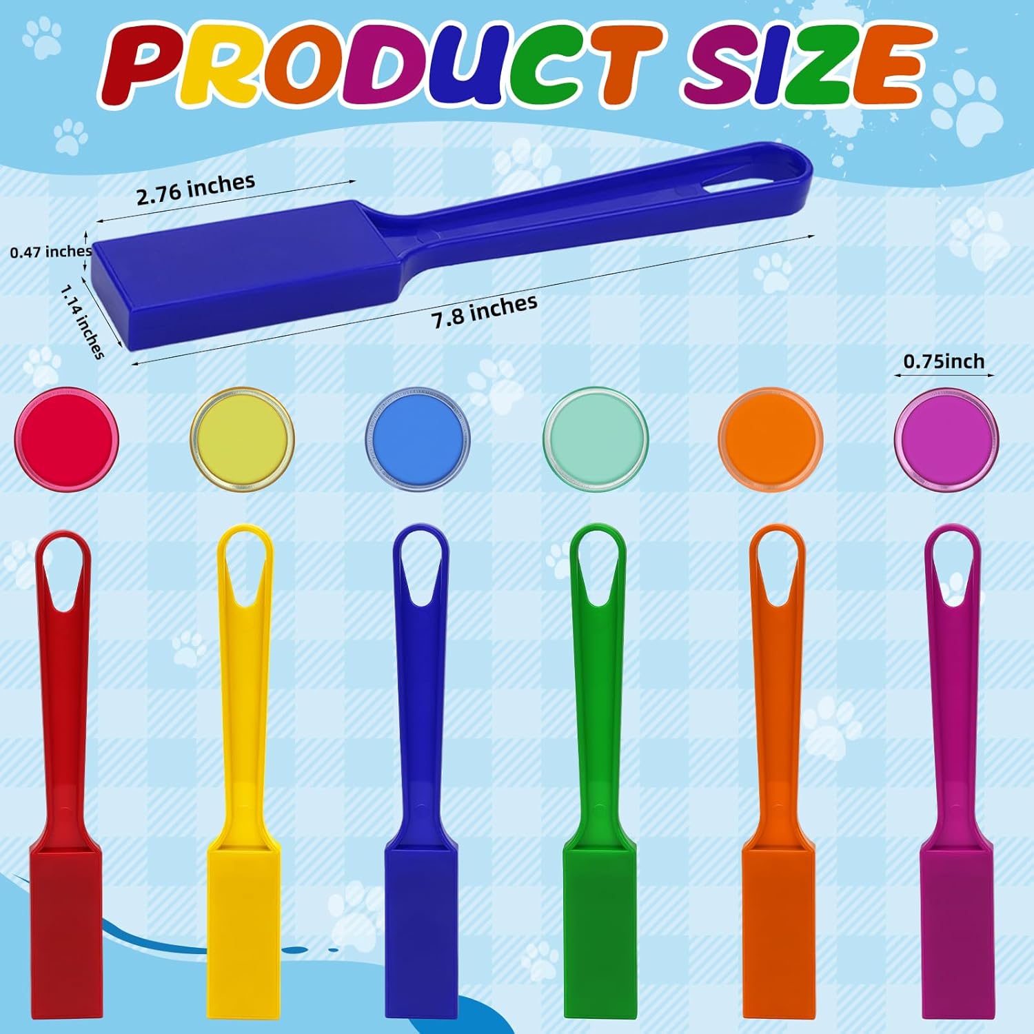 Coopay Magnetic Bingo Wand Chip Set - 7 Pack Magnetic Wands, 350 Colorful Metal Chips for Kids Classroom Science Learning Counting Family Game Night Educational