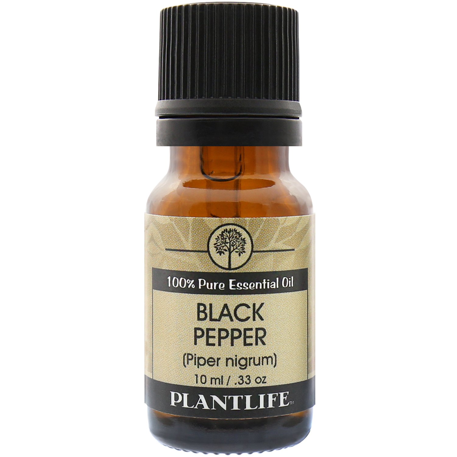 Plantlife Black Pepper Aromatherapy Essential Oil - Straight from The Plant 100% Pure Therapeutic Grade - No Additives or Fillers - 10 ml
