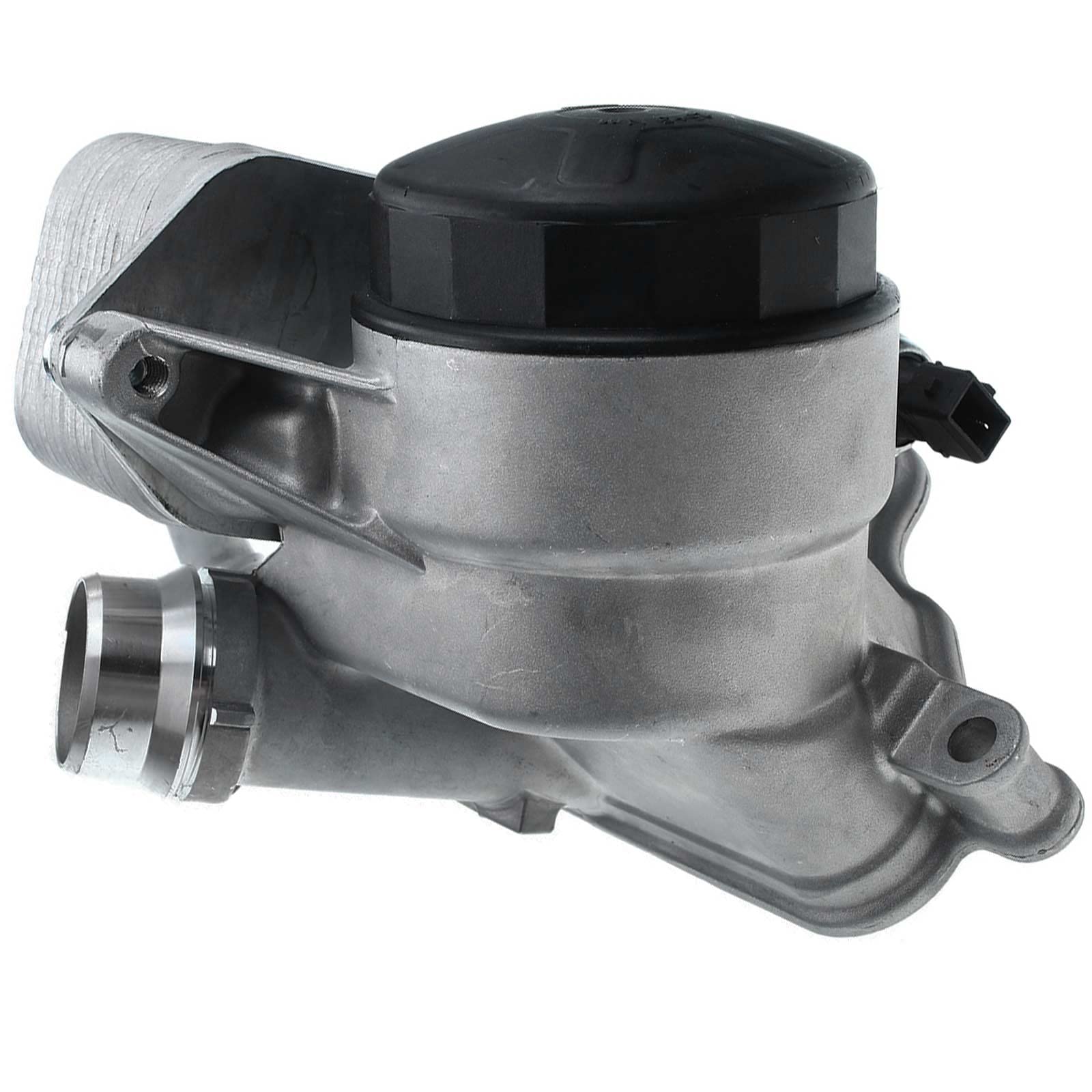 Frankberg Carcasa del filtro de aceite con enfriador de aceite 11428683206 | Compatible con: Serie 3 Touring E91, X1 E84, Serie 6 Coupé F13, X6 E71 E72, Serie 7 F01 F02 F03 F04, Serie 1 E81