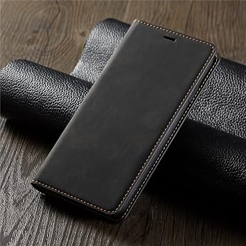 Retro Flip Phone Case iPhone Ultra Thin Suede Leather Wallet Case 112 13 Pro Max Mini XR XS 8 7 6s 6 Plus SE 2020 5S, Black for iPhone 12Pro