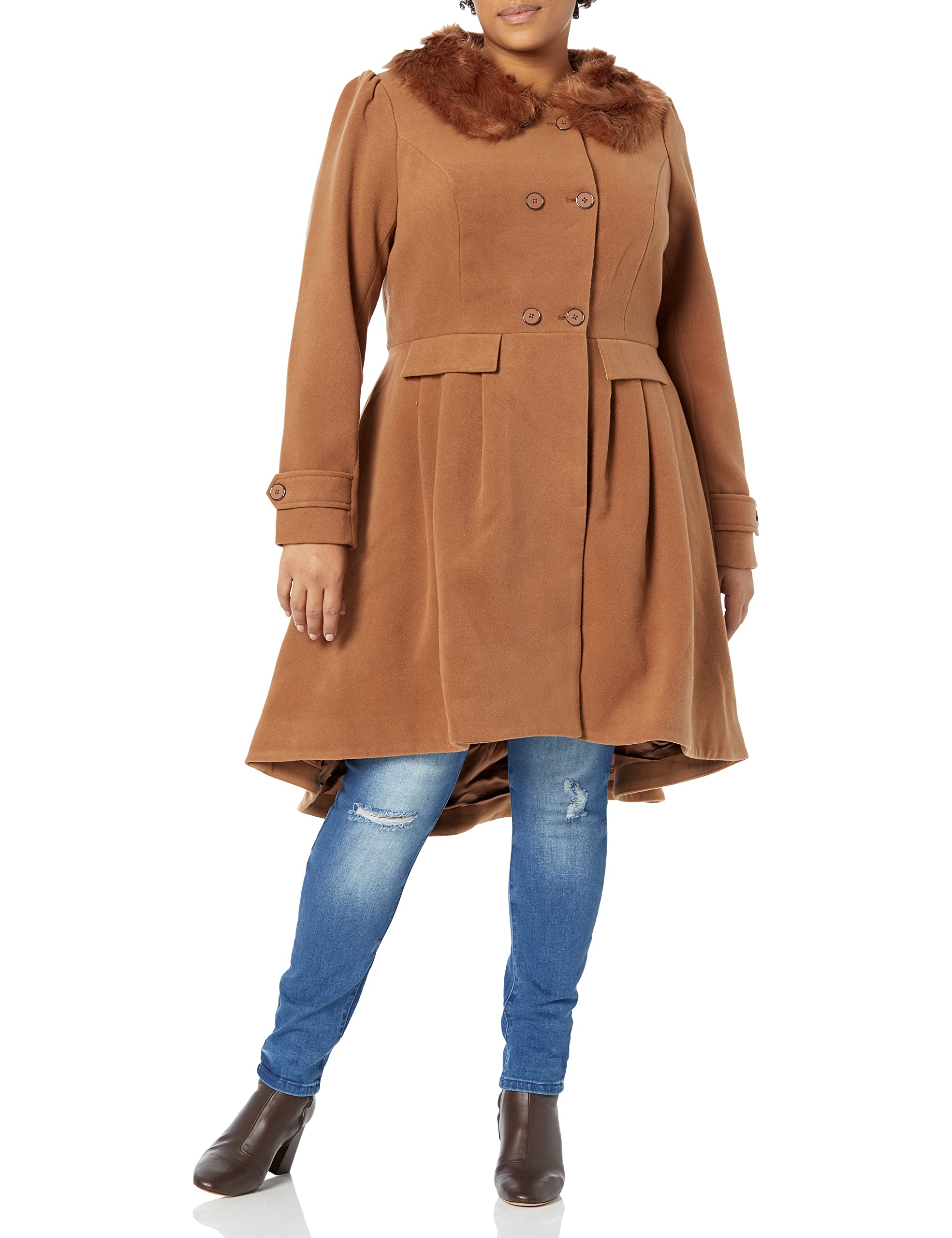 City Chic Women's Plus Size Coat Grandiose