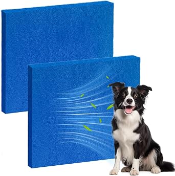 20x20x1 Reusable Air Filter 2 Pack Cut To Fit for Home Furnace AC HVAC Vents, Washable High Air Flow Polyester Fiber Filter Media 20x20x0.7in Actual