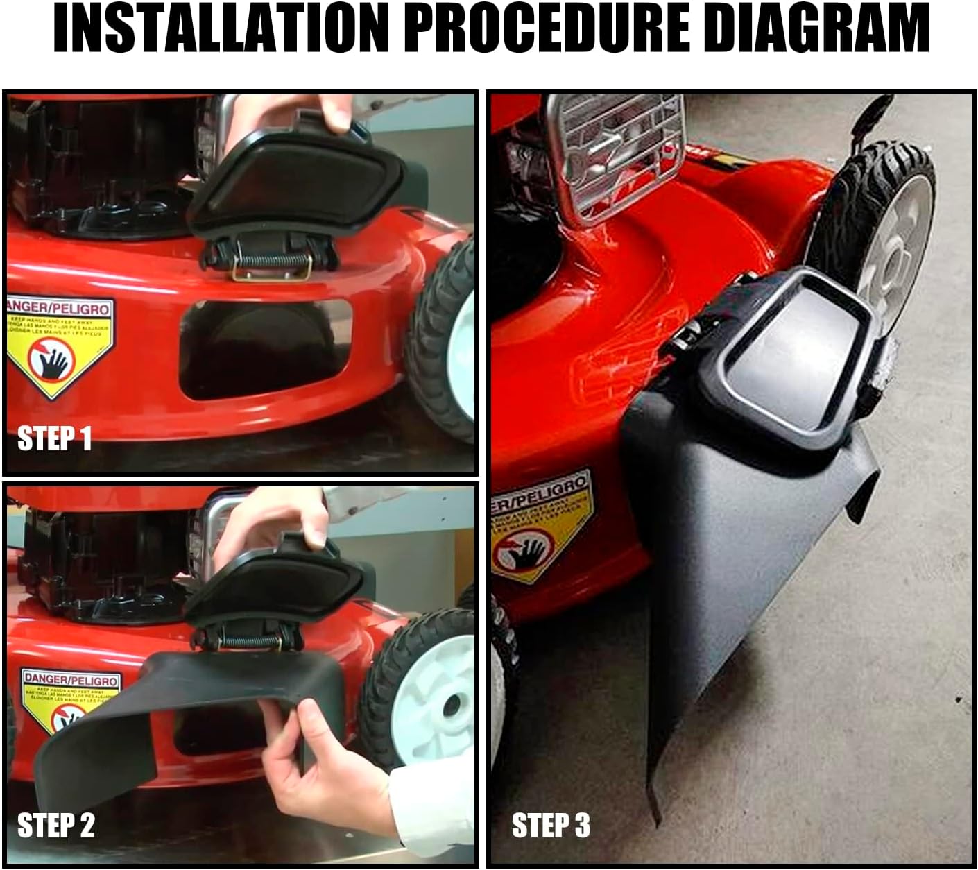 115-8447 Side Discharge Chute, Compatible with Toro 22" Recycler Lawn Mower for 20377, 20378, 20330, 20331, 20333, 20330C - Fits Many 22" Recycler Lawn Mower 2009-2015 (1)