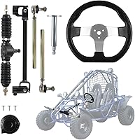 Vista 1 de Kit de eje de piñón para volante delantero de 10.630 in para ATV Go Kart Quad Trike