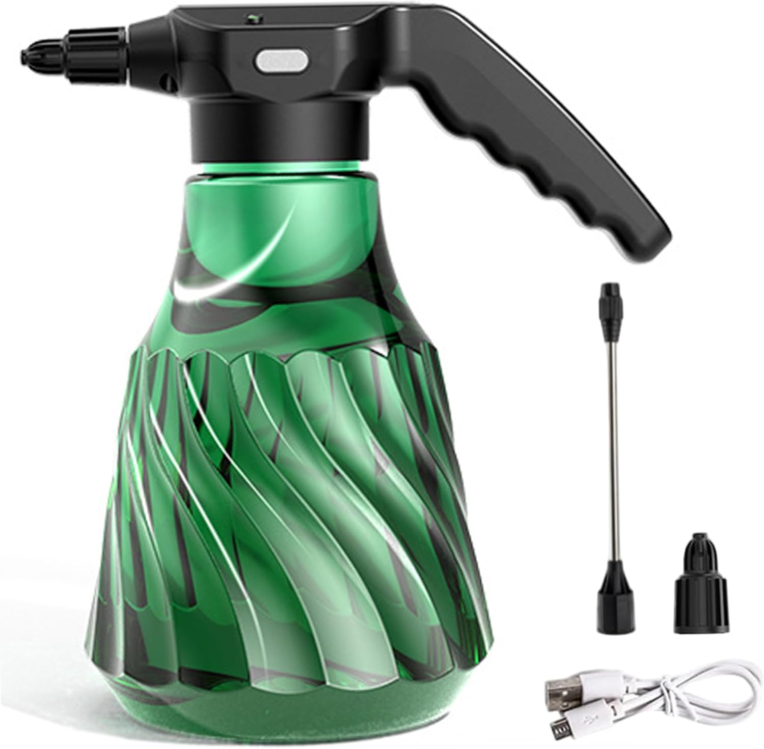 Automatic Spray Bottle Electric Spray Bottle 2000ml, Rechargeable Plant Mister with Dual Modes & Long Nozzle, Ergonomic Water Sprayer for Indoor Plants