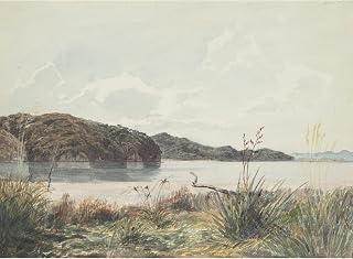 ArtDirect West Wanganui looking North East (1862) Unframed Art Print Giclee Poster by James Crowe Richmond - Ready for Framing with Customization Sizes 10x7, 14x10, 20x15, 33x24, 48x35 and 60x44 inches