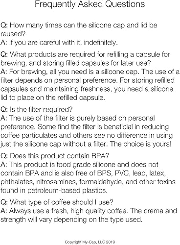 Miniatura 2 de My-Cap Cápsulas de silicona – Compatible con cápsulas Nespresso Vertuo – Tapón de cápsulas de café reutilizables, de grado alimenticio y sin BPA –