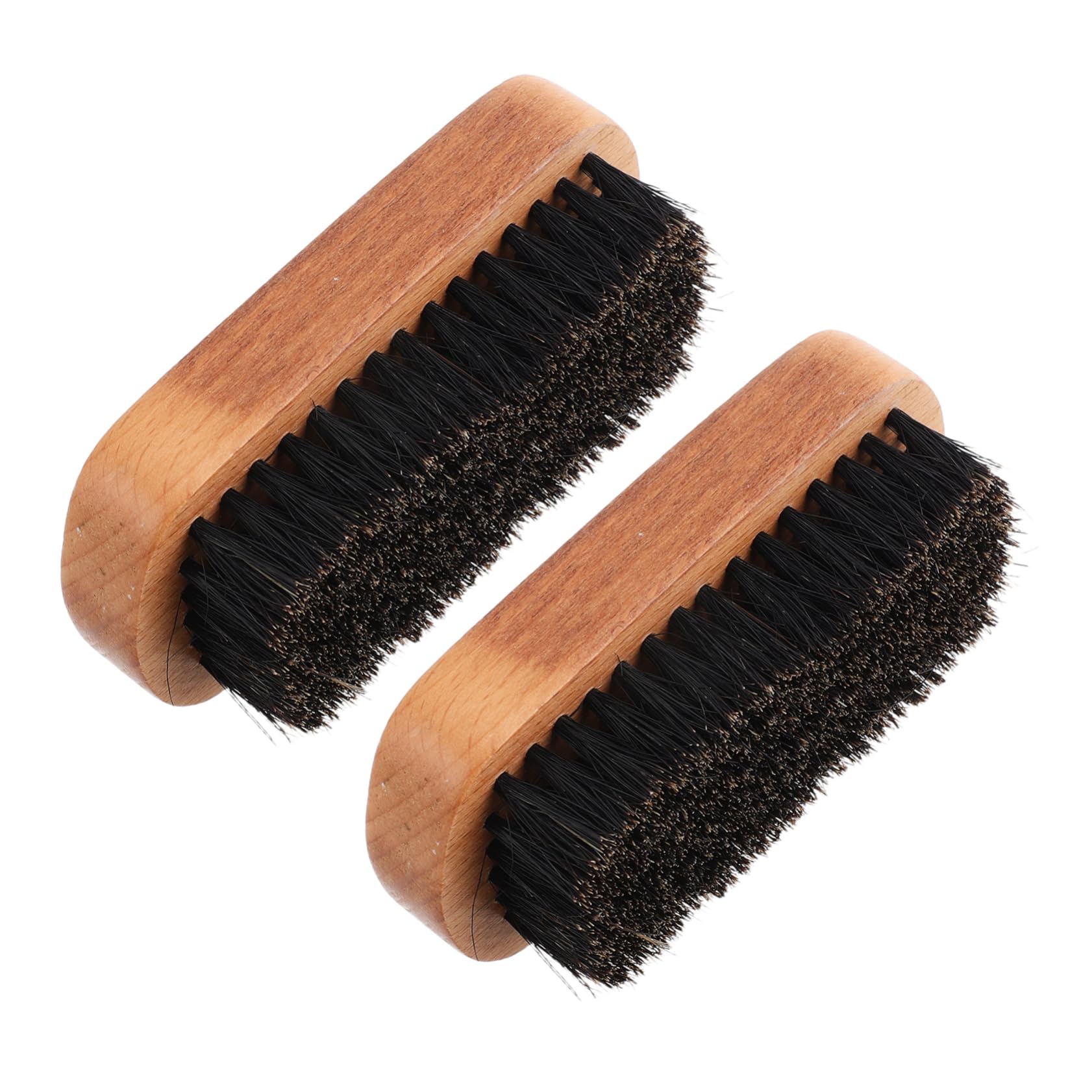 Beaupretty 2pcs Men Beard Brush Grooming Tool for Hair Smoothing Styling Multi Functional Hair Shoe Cleaning Brush for Home Salon Use