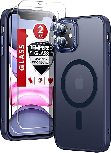 Miniatura 26 de LeYi Funda para iPhone XR: con protector de pantalla X2 + 2 funda para cámara [compatible con MagSafe] Funda protectora magnética i iphoneXR, Negro