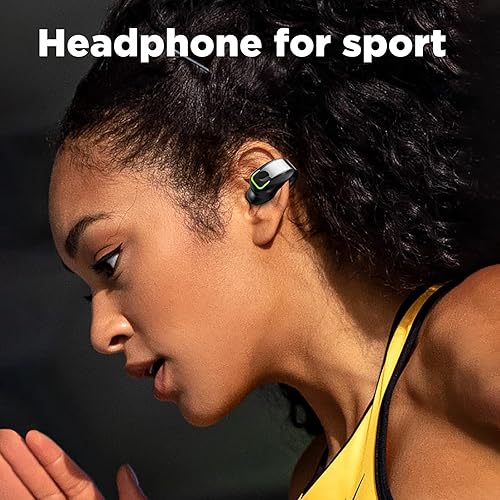 Miniatura 4 de Wiykasenbos Auriculares de oreja abierta Bluetooth Auriculares de conducción de aire Auriculares con clip en auriculares con estuche de carga para