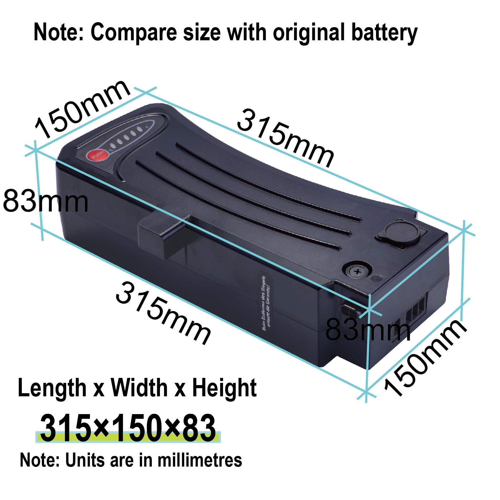 Zamiennik akumulatora do Samsung do rowerów elektrycznych SideClick Silver 24V do Prophete do Zündapp do Kreidler itp. 24V 10.4Ah 13Ah 15Ah (24V 15Ah)
