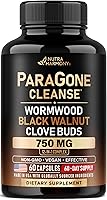 Vista 1 de Wormwood, Black Walnut, Clove & Astragalus - ParaGone for Cleanse, Detox, Intestinal & Gut Flora Support - 12 in 1 Complex for Men & Women