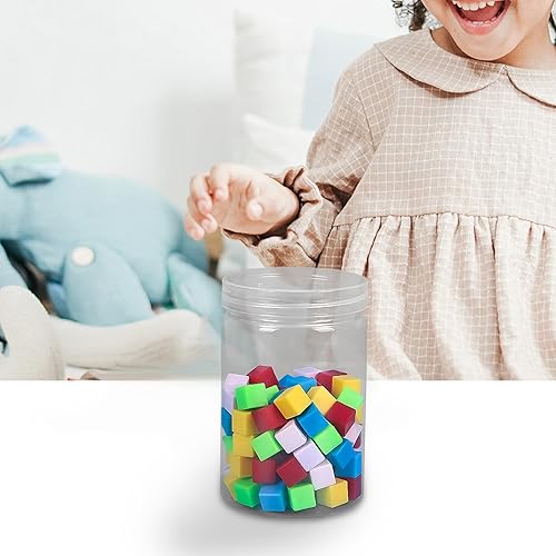 Miniatura 2 de 100 cubos de centímetros, bloques educativos, reconocimiento de color, matemáticas, cubos de aprendizaje para edades de 4, 5, 6, 7 años, niños