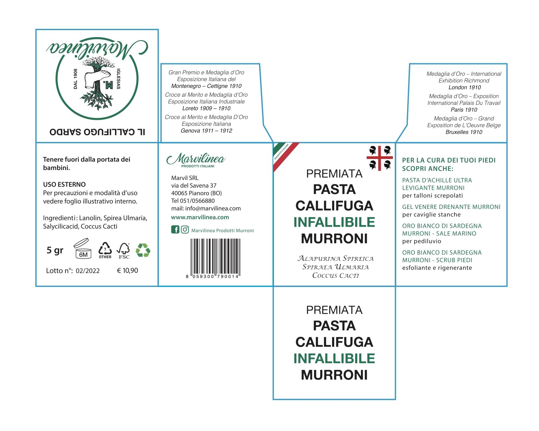 Murroni | Elimina Duroni Calli Verruche e occhi di Pernice | Pasta caligfuga per Piedi| Extra Forte | Eliminación Total Calli